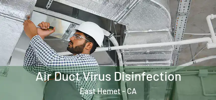  Air Duct Virus Disinfection East Hemet - CA